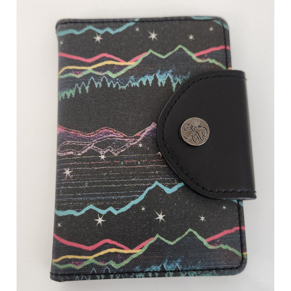 Sipsey Wilder Slim Bifold Wallet Mountain Outdoorsy Card Holder Boho Snap